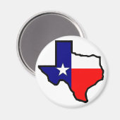 État du Texas Magnet (Recto/Verso)