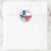 État du Texas - Stickers Drapeaux (Sac)