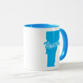 État Du Vermont En Forme De Mug (Devant droit)