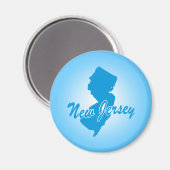 État Magnet New Jersey (Recto/Verso)