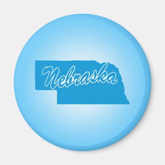 État Nebraska Magnet (Devant)
