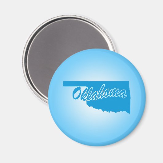 État Oklahoma Magnet (Recto/Verso)