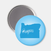 État Oregon Magnet (Recto/Verso)