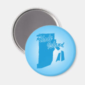 État Rhode Island Magnet (Recto/Verso)