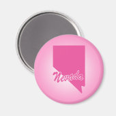 État Rose Nevada Magnet (Recto/Verso)