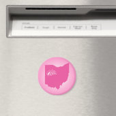 État rose Ohio Magnet (In Situ (Lave-vaisselle))