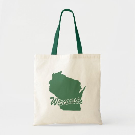État Vert De Forêt Du Wisconsin Sac fourre-tout De (Devant)