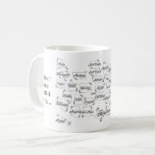 "États Que J'Ai Visités Jusqu'À Présent..." Mug US (Devant gauche)