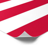 États-Unis Affiche du drapeau États-Unis (Coin)