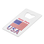 Etats-Unis Amérique Drapeau Rouge Personnalisation (Dos Angle)