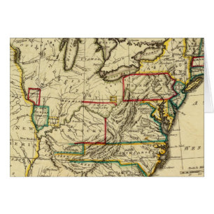 États-Unis avec des frontières définies