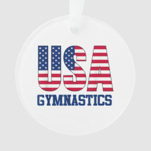 Etats-Unis avec drapeau américain Gymnastique Spor