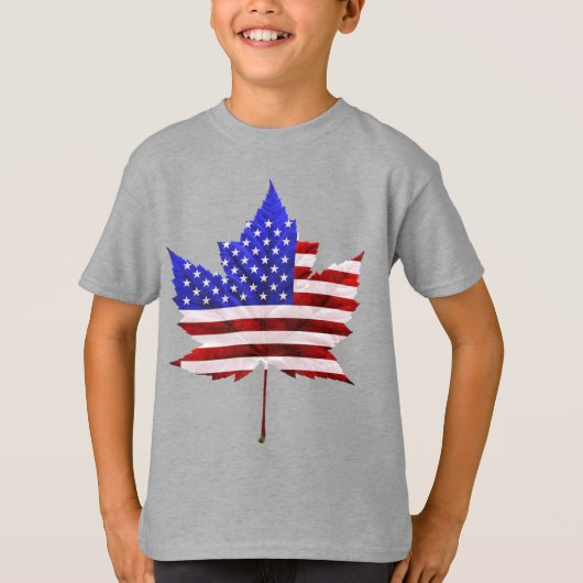 États-Unis Canada T-Shirts Canada États-Unis chemi (Devant)