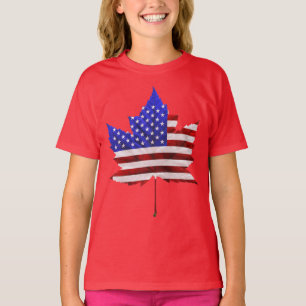États-Unis Canada T-Shirts Canada États-Unis chemi