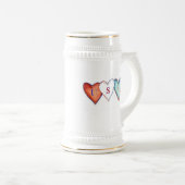 États-Unis Coeur mug (Devant droit)