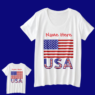 États-Unis d'Amérique Drapeau USA Personnalisé