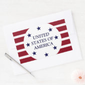 ÉTATS-UNIS D'AMÉRIQUE STICKERS (Enveloppe)
