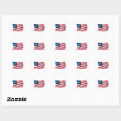 États-Unis de la Terre Autocollant de drapeau (Feuille)