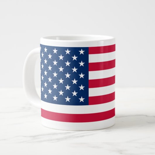 États-Unis Drapeau café Mug Patriotique (Devant gauche)