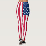 États-Unis Drapeau Leggings - Patriotique<br><div class="desc">USA - Etats-Unis d'Amérique - Drapeau - Patriotique - Jour de l'Indépendance - 4 juillet - Personnalisable - Choisissez / Ajoutez votre texte unique / Couleur / Image - Faites votre cadeau spécial - Redimensionnez et déplacez ou supprimez et ajoutez des éléments / image avec outil de personnalisation. Vous pouvez...</div>