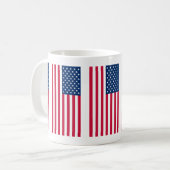 États-Unis Drapeau Mug Patriotic American Flags Ca (Devant gauche)
