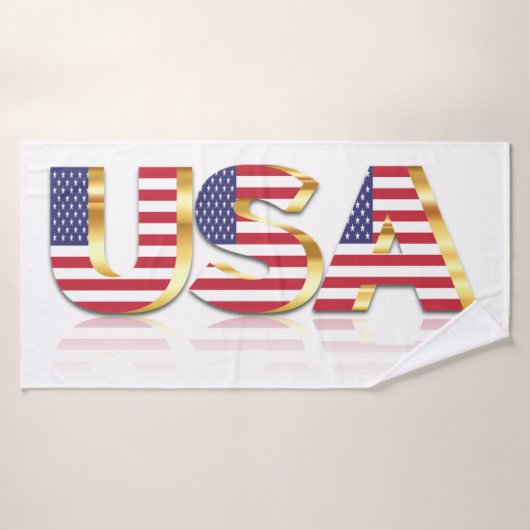Etats-Unis Drapeau Serviettes de bain Patriotique  (Serviette de bain)