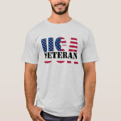 États-Unis Drapeau vétéran TShirt (Devant)