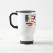 États-Unis Drapeau Voyage Mug États-Unis d'Amériqu (Gauche)