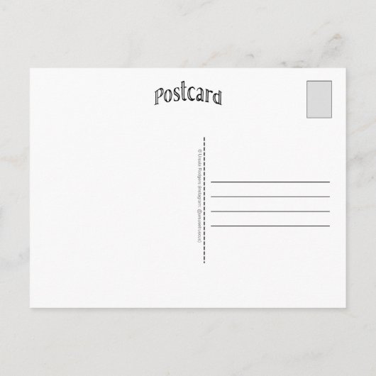 États-Unis en Fleurs - Alt Back Design Carte posta (Dos)