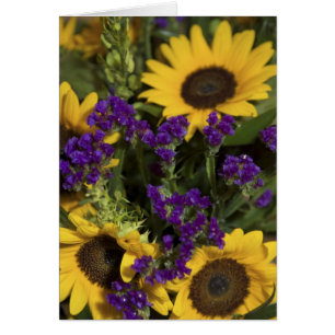 États-Unis, gros plan de la composition florale de