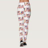 États-Unis Leggings drapeaux américains (Dos)