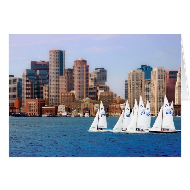 États-Unis, Massachusetts. Skyline du front de mer (Devant horizontal)