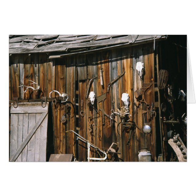 États-Unis, Oregon, comté de Harney. Ancienne écur (Devant horizontal)