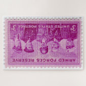 États-Unis Postage Timbre Jigsaw Puzzle (Horizontal)
