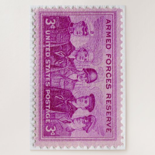États-Unis Postage Timbre Jigsaw Puzzle (Vertical)