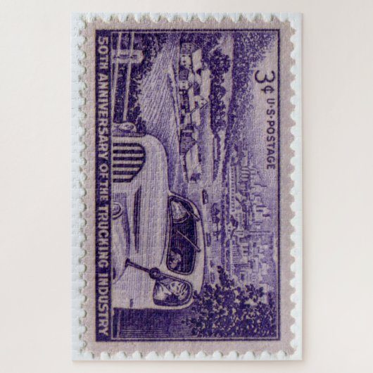 États-Unis Postage Timbre Jigsaw Puzzle (Vertical)