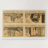 États-Unis Postage Timbre Jigsaw Puzzle (Horizontal)