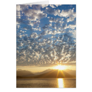 États-Unis, Washington, Seabeck. Coucher de soleil