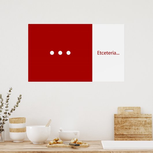Etceteria Poster (Keuken)