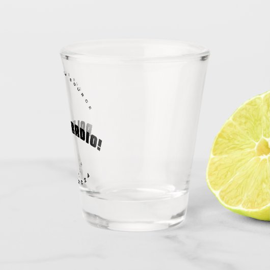 Etched Glassware Shot Glas (Rechts)