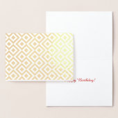 Etched Gold en White Meander Folie Kaarten (Display)