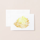 Etched Gold Oyster Seashell Folie Kaarten (Voorkant met envelop)