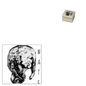 Etched Manatee Rubberstempel (Gestempeld)
