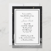 Etched NYC Skyline #3 Zwart Goud Ster Sweet 16 V Kaart (Achterkant)