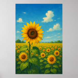 Été 7, Étalure de tournesol, Impression saisonnièr