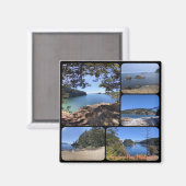 Été à Deception Pass Collage Magnet (Recto/Verso)