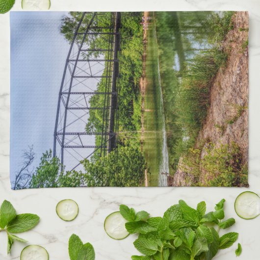 Été À War Eagle Mill Serviette De Cuisine (Plié)