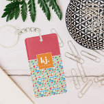 Été amusant Monogramme élégant<br><div class="desc">Personnalisez-le pour n'importe quel membre de la famille, ami, collègue, enseignant, etc., pour créer un cadeau unique pour les anniversaires, anniversaires, mariages, Noël, Valentines ou n'importe quel jour vous voulez montrer combien il ou elle signifie pour vous. Ce gardien fait un merveilleux cadeau pour toute occasion : jour de la...</div>