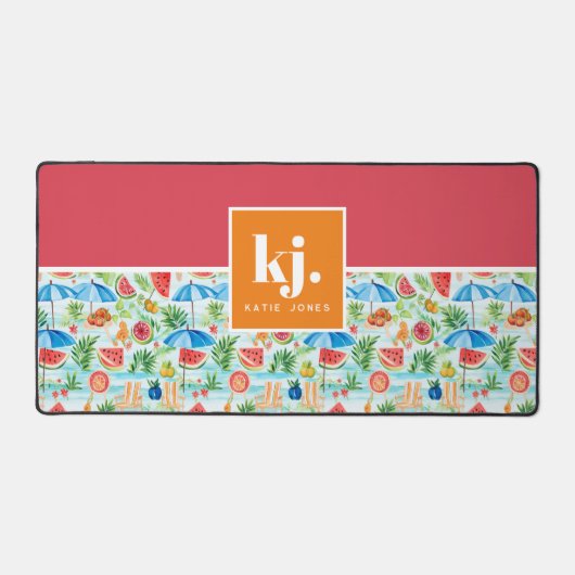 Été amusant Monogramme élégant (Recto)