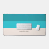Été Bleu Plage Vibe Horizontale Bande (Clavier et souris)